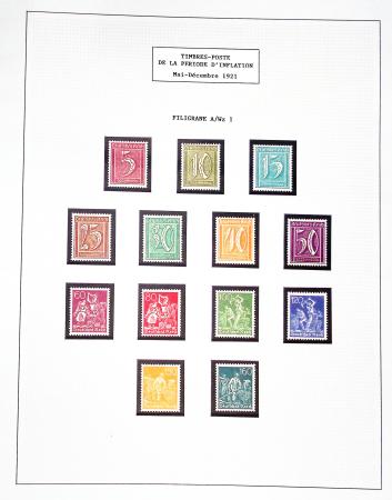 1872-1950, Extensive collection of Germany in ten stockbooks