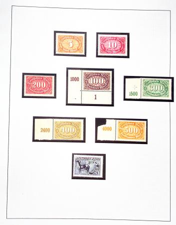 1872-1950, Extensive collection of Germany in ten stockbooks
