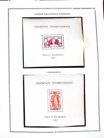1881-1978, Belle collection des colonies françaises,