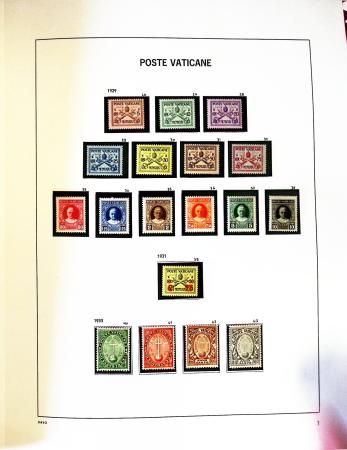 1852-1992, Collection complète du Vatican, avec à noter
