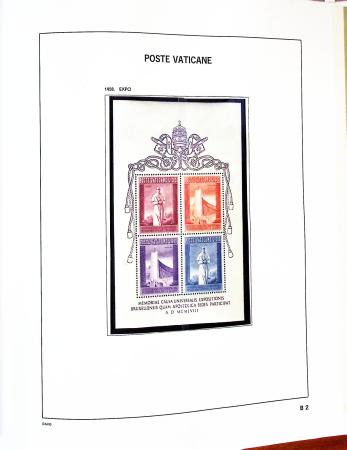 1852-1992, Collection complète du Vatican, avec à noter
