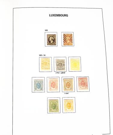 1852-2020, Attractive mint collection in three hingeless