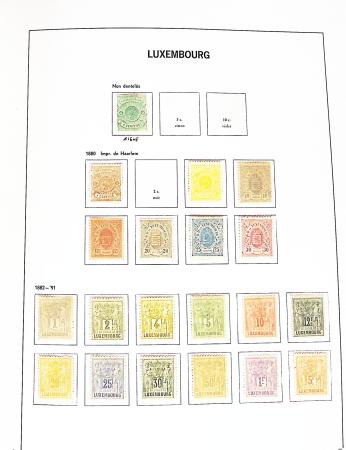 1852-2020, Attractive mint collection in three hingeless