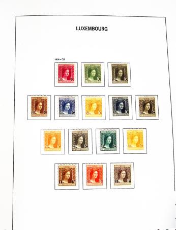 1852-2020, Attractive mint collection in three hingeless