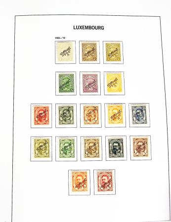 1852-2020, Attractive mint collection in three hingeless