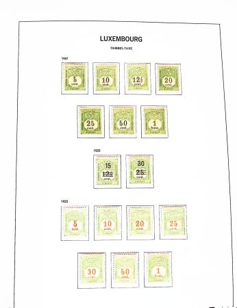 1852-2020, Attractive mint collection in three hingeless