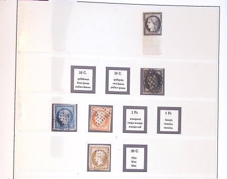 1849-1999, Collection débutant par des oblitérés puis