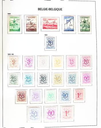 1849-2020, Extensive collection of Belgium in 11 Davo