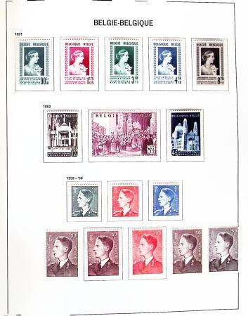 1849-2020, Extensive collection of Belgium in 11 Davo