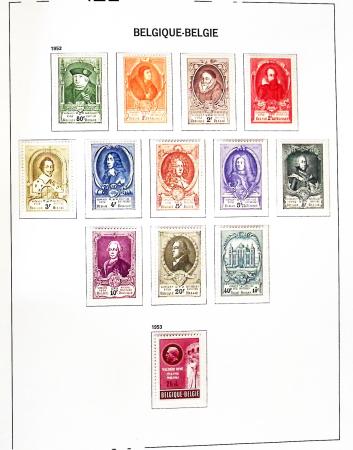 1849-2020, Extensive collection of Belgium in 11 Davo
