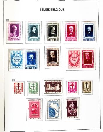 1849-2020, Extensive collection of Belgium in 11 Davo