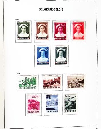 1849-2020, Extensive collection of Belgium in 11 Davo