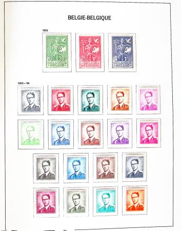 1849-2020, Extensive collection of Belgium in 11 Davo