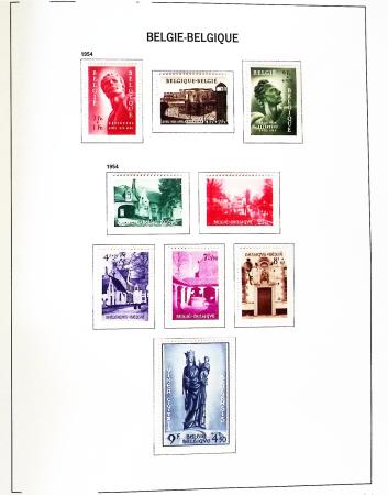 1849-2020, Extensive collection of Belgium in 11 Davo