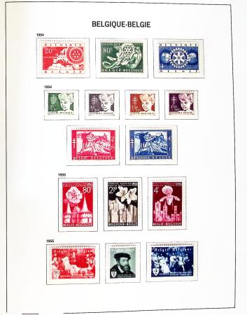 1849-2020, Extensive collection of Belgium in 11 Davo