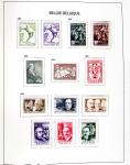 1849-2020, Extensive collection of Belgium in 11 Davo