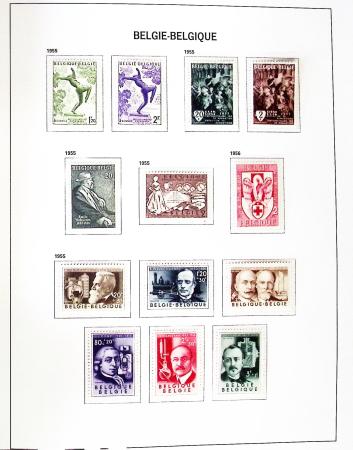1849-2020, Extensive collection of Belgium in 11 Davo
