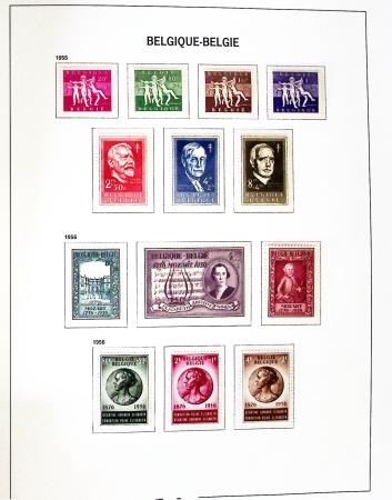 1849-2020, Extensive collection of Belgium in 11 Davo
