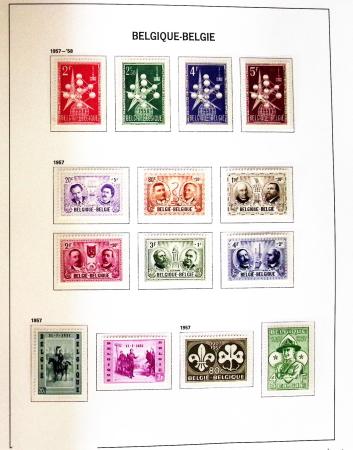 1849-2020, Extensive collection of Belgium in 11 Davo