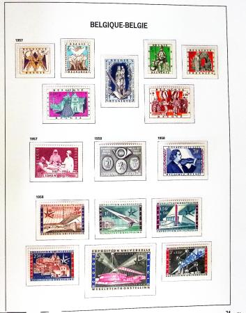 1849-2020, Extensive collection of Belgium in 11 Davo