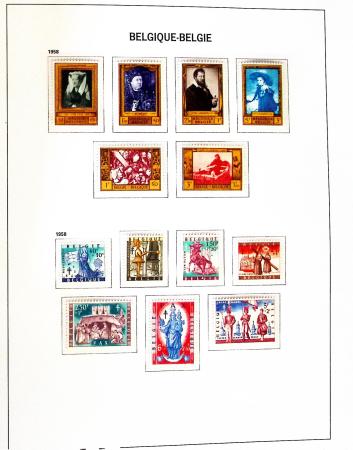 1849-2020, Extensive collection of Belgium in 11 Davo