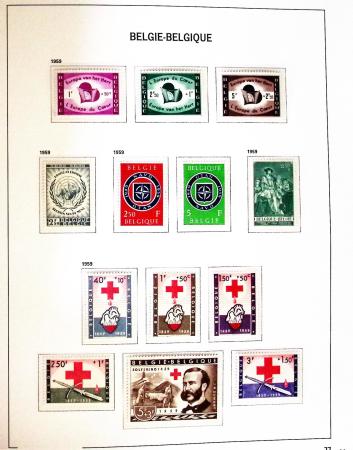 1849-2020, Extensive collection of Belgium in 11 Davo