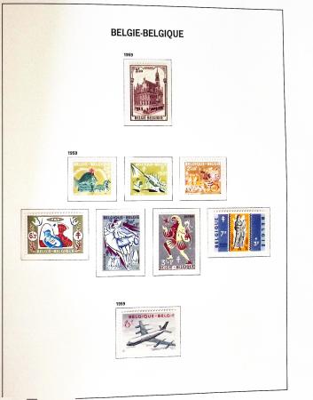 1849-2020, Extensive collection of Belgium in 11 Davo