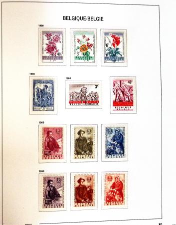 1849-2020, Extensive collection of Belgium in 11 Davo