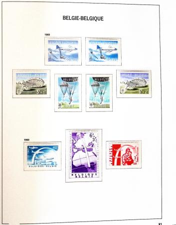 1849-2020, Extensive collection of Belgium in 11 Davo