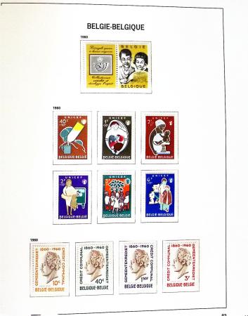 1849-2020, Extensive collection of Belgium in 11 Davo