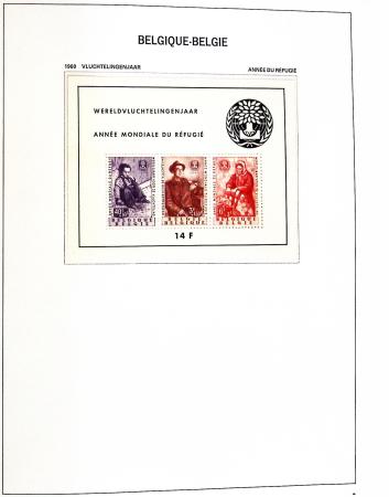 1849-2020, Extensive collection of Belgium in 11 Davo