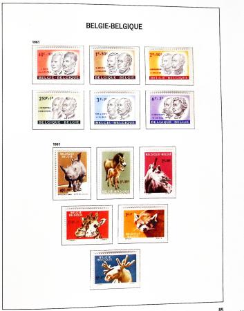 1849-2020, Extensive collection of Belgium in 11 Davo