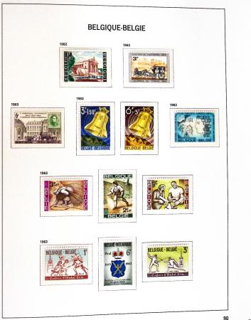1849-2020, Extensive collection of Belgium in 11 Davo