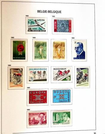 1849-2020, Extensive collection of Belgium in 11 Davo