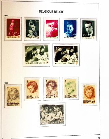 1849-2020, Extensive collection of Belgium in 11 Davo