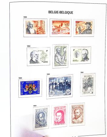1849-2020, Extensive collection of Belgium in 11 Davo