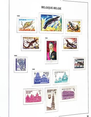 1849-2020, Extensive collection of Belgium in 11 Davo
