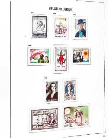 1849-2020, Extensive collection of Belgium in 11 Davo