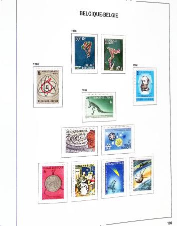 1849-2020, Extensive collection of Belgium in 11 Davo