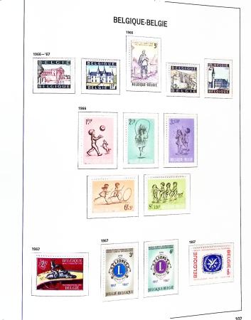 1849-2020, Extensive collection of Belgium in 11 Davo