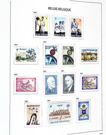 1849-2020, Extensive collection of Belgium in 11 Davo