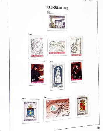 1849-2020, Extensive collection of Belgium in 11 Davo