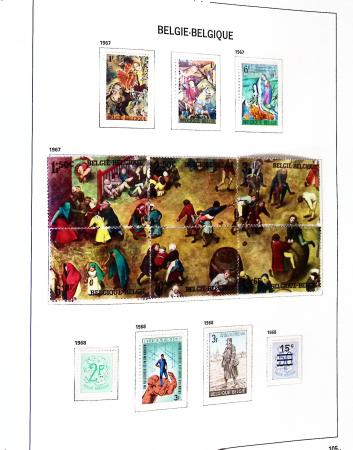 1849-2020, Extensive collection of Belgium in 11 Davo