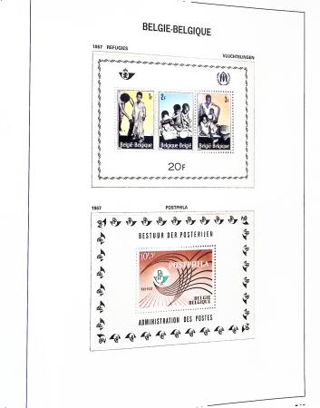 1849-2020, Extensive collection of Belgium in 11 Davo