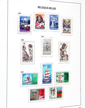 1849-2020, Extensive collection of Belgium in 11 Davo