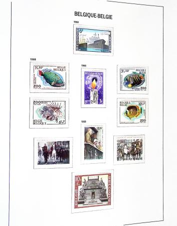 1849-2020, Extensive collection of Belgium in 11 Davo