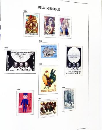 1849-2020, Extensive collection of Belgium in 11 Davo