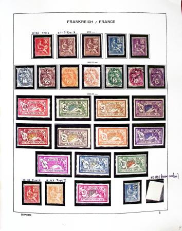 1900-1985, Belle collection de France neuf en 2 volumes,