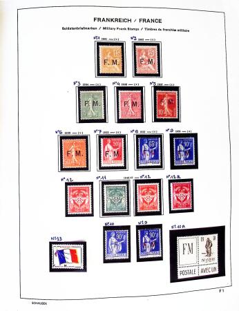 1900-1985, Belle collection de France neuf en 2 volumes,