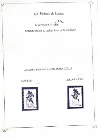 1920-2005 Collection de timbres avec variétés de couleurs,